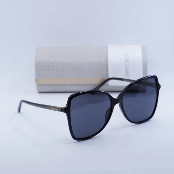 Jimmy Choo FEDE/S 0807 IR Butterfly Sunglasses - Black/Grey - Picture 5 of 10